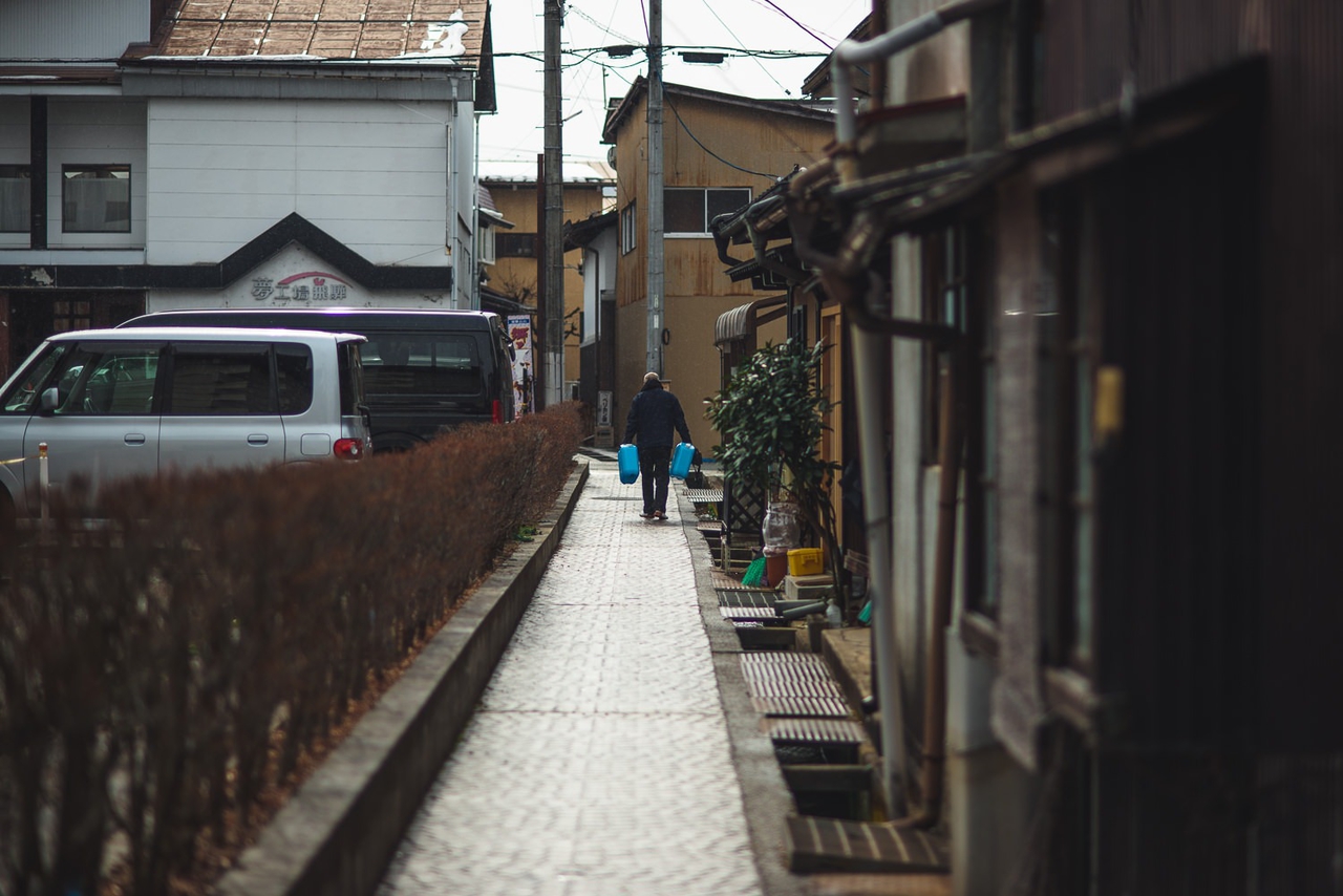 岐阜県高山市　桜山八幡宮付近