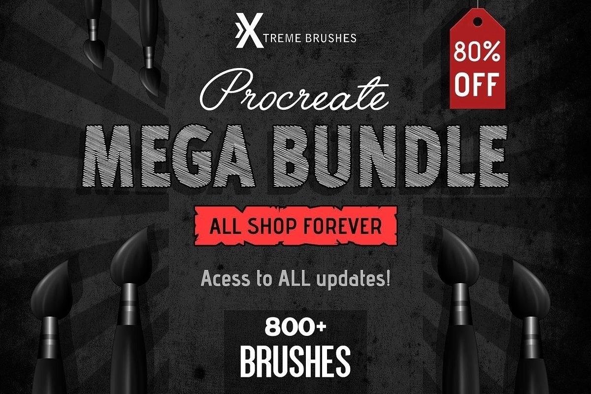Procreate MEGA BUNDLE!