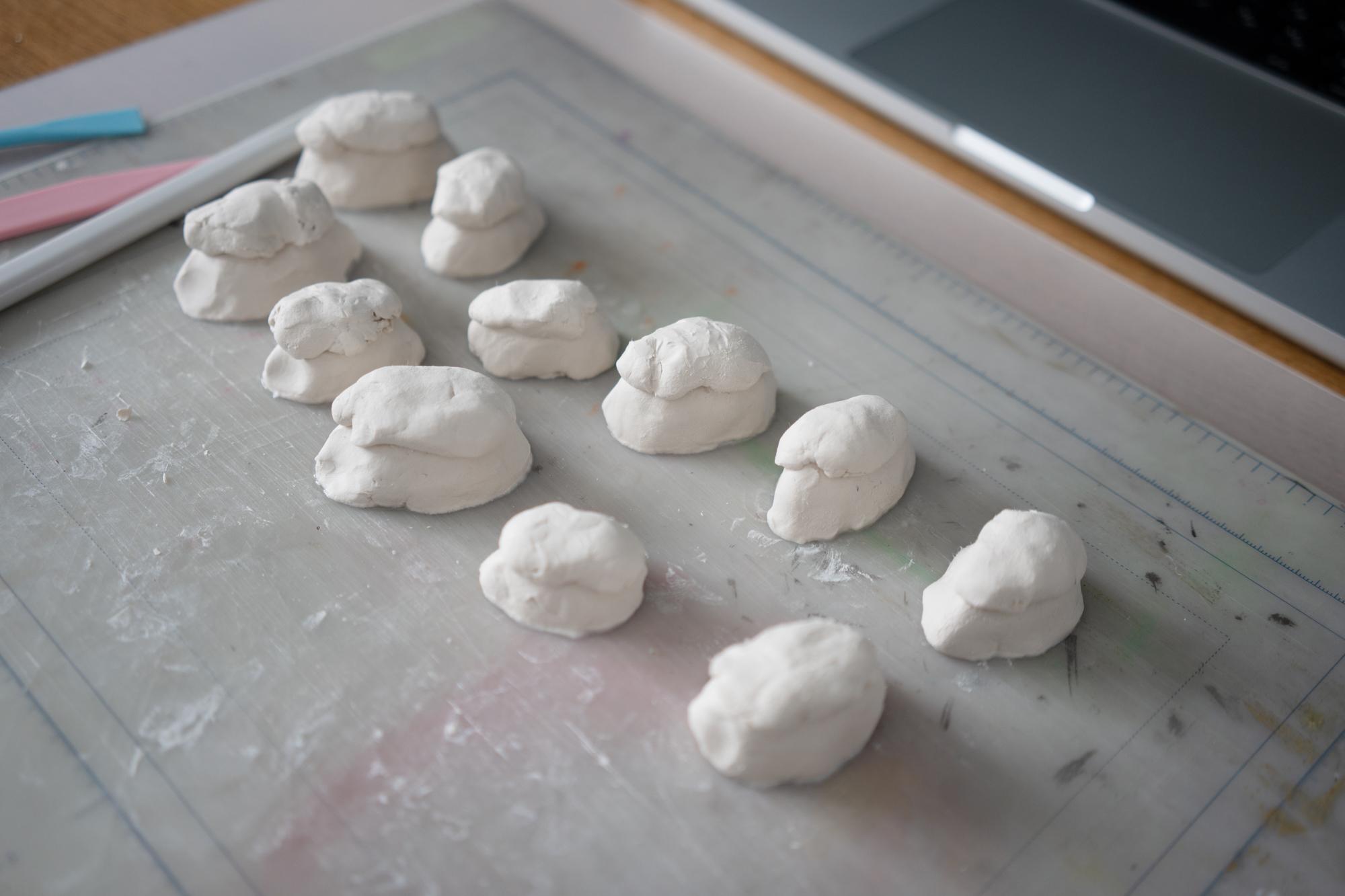 あえてひとつずつ形を変えてつくっています